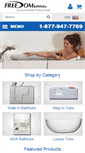 Mobile Screenshot of freedombathtubs.com